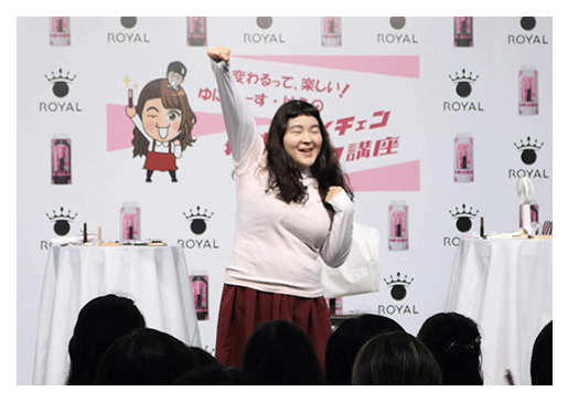 #劇的イメチェン アイメイク講座の様子